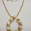 collier acier inoxydable feuilles , sur moderne-bijoux.fr - Bijoux ethniques et Femmes