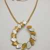 collier acier inoxydable feuilles , sur moderne-bijoux.fr - Bijoux ethniques et Femmes du monde