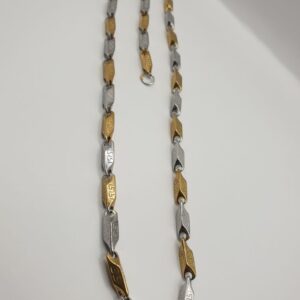 collier acier inoxydable homme alpha, sur moderne-bijoux.fr - Bijoux ethniques et Femmes du monde