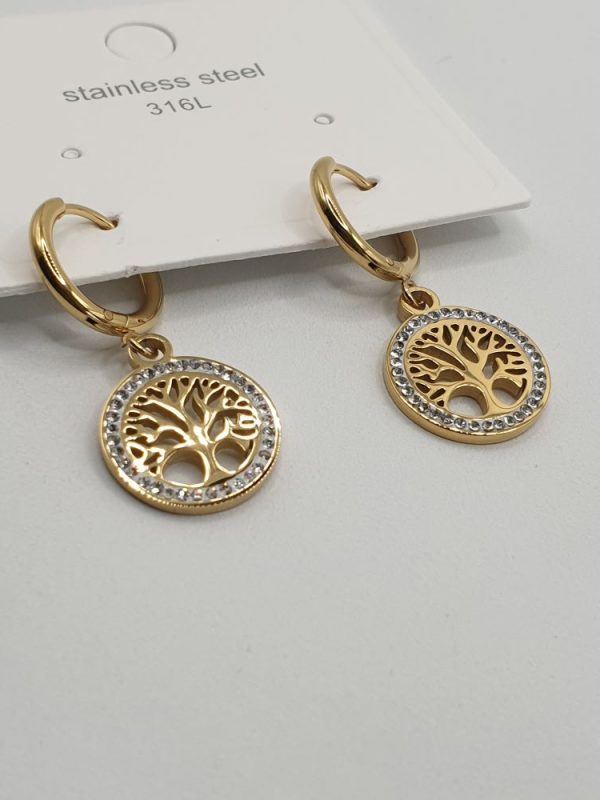 boucles oreilles arbre de vie , sur moderne-bijoux.fr - Bijoux ethniques & Femmes du monde