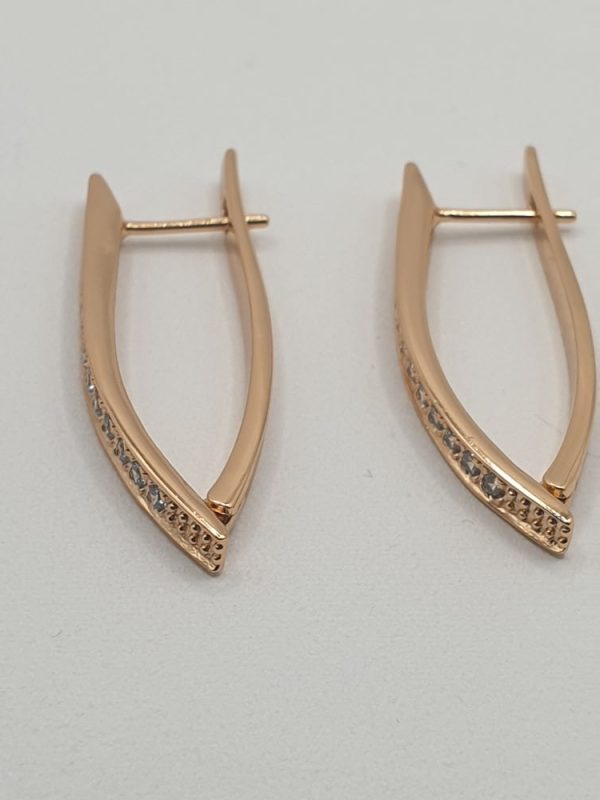 boucles oreilles Losange , sur moderne-bijoux.fr - Bijoux ethniques & Femmes du monde