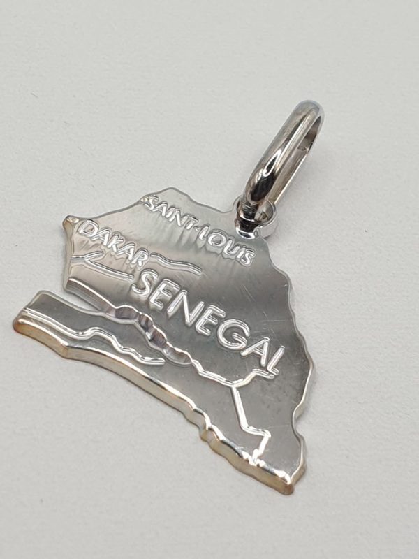 pendentif Sénégal argent massif , sur moderne-bijoux.fr - Bijoux ethniques & Femmes du monde