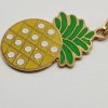 chaine boucles acier ananas , sur moderne-bijoux.fr - Bijoux ethniques & Femmes du monde