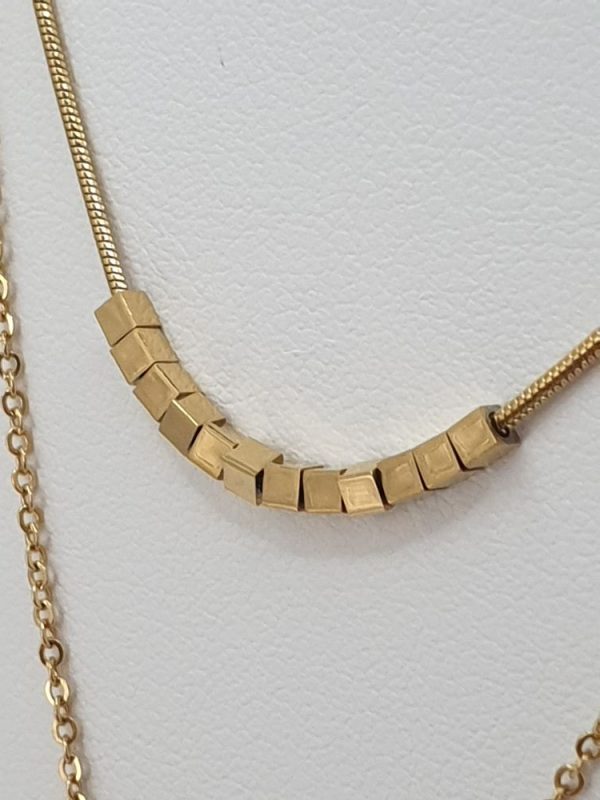 chaine cou acier inoxydable scalla , sur moderne-bijoux.fr - Bijoux ethniques & Femmes du monde