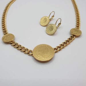 collier boucles acier inoxydable romy , sur moderne-bijoux.fr - Bijoux ethniques & Femmes du monde