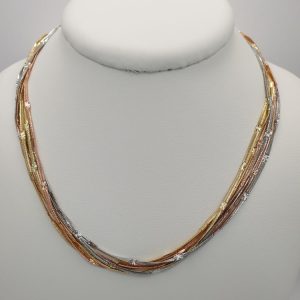 collier multi chaines carolina, sur moderne-bijoux.fr - Bijoux ethniques & Femmes du monde