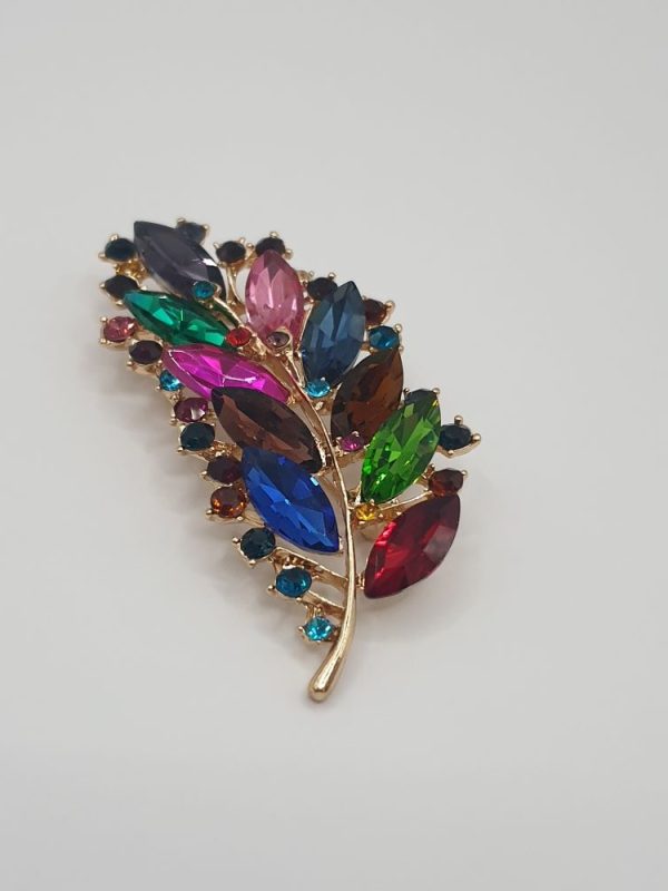 Broche multicolore , sur moderne-bijoux.fr Bijoux ethniques & Femmes du monde