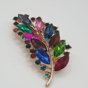 Broche multicolore , sur moderne-bijoux.fr Bijoux ethniques & Femmes du monde