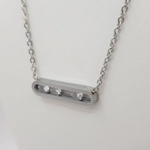 chaine acier inoxydable luna , sur moderne-bijoux.fr - Bijoux ethniques & Femmes du monde