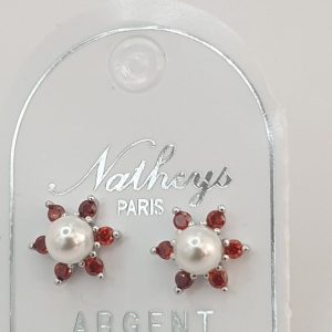 boucles oreilles argent massif sirantou , sur moderne-bijoux.fr - Bijoux ethniques & Femmes du monde