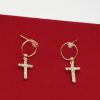 boucles oreilles croix , sur moderne-bijoux.fr - Bijoux ethniques & Femmes du monde