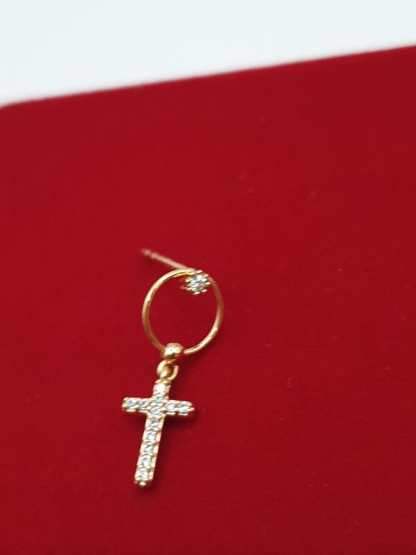 boucles oreilles croix , sur moderne-bijoux.fr - Bijoux ethniques & Femmes du monde