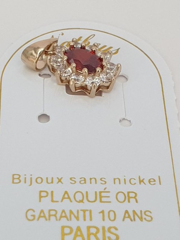 pendentif plaqué or 3 microns grenata , sur moderne-bijoux.fr - Bijoux ethniques & Femmes du monde